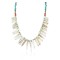 Certified Authentic Navajo .925 Sterling Silver Natural Turquoise Spiny Oyster and Smoky Quartz Native American Necklace 25256