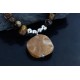 Certified Authentic Navajo .925 Sterling Silver Natural Turquoise Tigers Eye Jasper Native American Necklace 15824-9