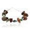 Certified Authentic Navajo .925 Sterling Silver Natural Turquoise Tigers Eye Native American Bracelet 390765655591