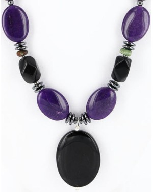 Certified Authentic Navajo .925 Sterling Silver Natural Turquose Onyx Native American Necklace 390803895499