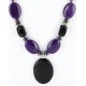 Certified Authentic Navajo .925 Sterling Silver Natural Turquose Onyx Native American Necklace 390803895499