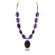 Certified Authentic Navajo .925 Sterling Silver Natural Turquose Onyx Native American Necklace 390803895499