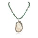 Certified Authentic Navajo .925 Sterling Silver Natural White Buffalo Turquoise Coral Native American Necklace  24458-16065-4