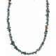 Certified Authentic Navajo .925 Sterling Silver ROUGH and Turquoise Native American Necklace 750109-1