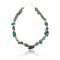 Certified Authentic Navajo .925 Sterling Silver SPIDER WEB Turquoise and Jasper Native American Bracelet 371028311033