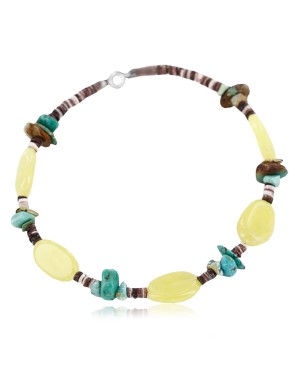 Certified Authentic Navajo .925 Sterling Silver Turquoise Agate Native American Bracelet 390820366199