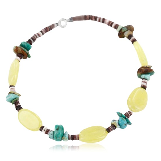 Certified Authentic Navajo .925 Sterling Silver Turquoise Agate Native American Bracelet 390820366199