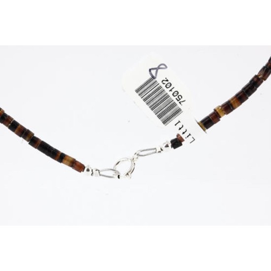 Certified Authentic Navajo .925 Sterling Silver Turquoise AMETHYST 28 Native American Necklace 371011978961