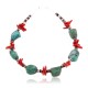 Certified Authentic Navajo .925 Sterling Silver Turquoise and Coral Native American Bracelet 371043571681