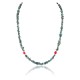 Certified Authentic Navajo .925 Sterling Silver Turquoise and Coral Native American Necklace 371052291531