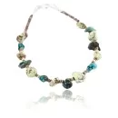 Navajo .925 Sterling Silver Turquoise and GASPEITE Native American Bracelet 371009395020