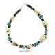 Certified Authentic Navajo .925 Sterling Silver Turquoise and Gaspeite Native American Bracelet 390817668585