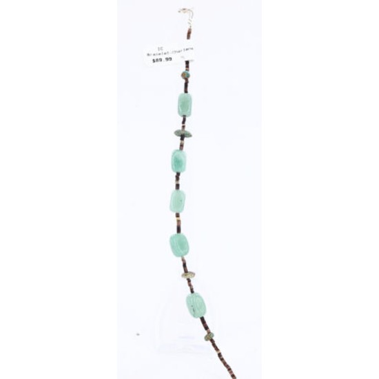 Certified Authentic Navajo .925 Sterling Silver Turquoise and GREEN JADE Native American Bracelet 371014287581 Certified Authentic Navajo .925 Sterling Silver Turquoise and GREEN JADE Native American Bracelet 371014287581