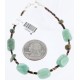 Certified Authentic Navajo .925 Sterling Silver Turquoise and GREEN JADE Native American Bracelet 371014287581 Certified Authentic Navajo .925 Sterling Silver Turquoise and GREEN JADE Native American Bracelet 371014287581
