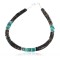 Certified Authentic Navajo .925 Sterling Silver Turquoise and HEISHI Native American Bracelet 390848967588