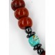 Certified Authentic Navajo .925 Sterling Silver Turquoise and Jasper Native American Necklace 25211-101 Certified Authentic Navajo .925 Sterling Silver Turquoise and Jasper Native American Necklace 25211-101