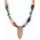 Certified Authentic Navajo .925 Sterling Silver Turquoise and Jasper Native American Necklace 390823401672