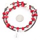 Certified Authentic Navajo .925 Sterling Silver Turquoise Bone Coral Native American Necklace 371047433915