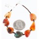 Certified Authentic Navajo .925 Sterling Silver Turquoise CARNELIAN Native American Bracelet 390781469477