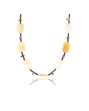 Certified Authentic Navajo .925 Sterling Silver Turquoise CARNELIAN Native American Necklace 15774