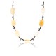 Certified Authentic Navajo .925 Sterling Silver Turquoise CARNELIAN Native American Necklace 15774