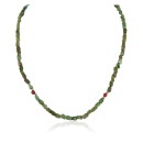 Certified Authentic Navajo .925 Sterling Silver Turquoise Coral Native American Necklace 15781