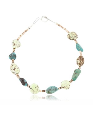 Certified Authentic Navajo .925 Sterling Silver Turquoise GASPEITE Native American Bracelet 371019627096
