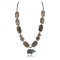 Certified Authentic Navajo .925 Sterling Silver Turquoise Jasper 65 Native American Necklace 390797915507