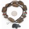 Certified Authentic Navajo .925 Sterling Silver Turquoise Jasper 65 Native American Necklace 390797915507