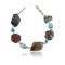 Certified Authentic Navajo .925 Sterling Silver Turquoise Jasper, AGATE Native American Bracelet 371013235830