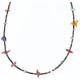 Certified Authentic Navajo 925 Sterling Silver Turquoise, JASPER and LAPIS Native American Necklace 750111-3 Certified Authentic Navajo 925 Sterling Silver Turquoise, JASPER and LAPIS Native American Necklace 750111-3