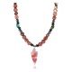 Certified Authentic Navajo .925 Sterling Silver Turquoise Jasper Native American Necklace 15891-3