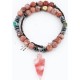 Certified Authentic Navajo .925 Sterling Silver Turquoise Jasper Native American Necklace 15891-3