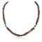 Certified Authentic Navajo .925 Sterling Silver Turquoise Jasper Native American Necklace 15995