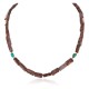 Certified Authentic Navajo .925 Sterling Silver Turquoise Jasper Native American Necklace 15995