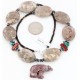 Certified Authentic Navajo .925 Sterling Silver Turquoise Jasper Native American Necklace 390797759518