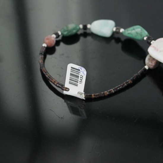 Certified Authentic Navajo .925 Sterling Silver Turquoise Multi Color Native American Necklace 15432-23-0
