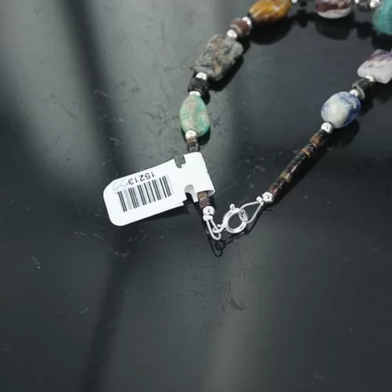 Navajo .925 Sterling Silver Turquoise Multicolor Native American Necklace 390671249966 Navajo .925 Sterling Silver Turquoise Multicolor Native American Necklace 390671249966