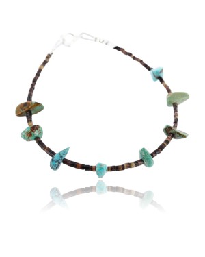 Certified Authentic Navajo .925 Sterling Silver Turquoise Native American Bracelet 371008776756