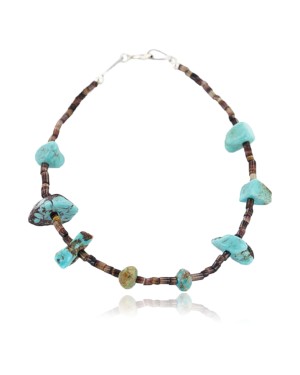 Certified Authentic Navajo .925 Sterling Silver  Turquoise Native American Bracelet 390794861968