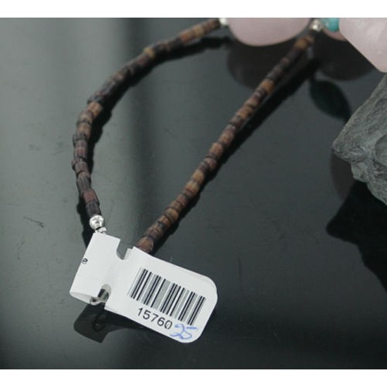 Certified Authentic Navajo .925 Sterling Silver Turquoise Quartz Native American Necklace 390660260272