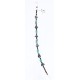 Certified Authentic Navajo .925 Sterling Silver Turquoise SNOWFLAKE Native American Bracelet 371017019493