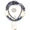 Navajo .925 Sterling Silver White Howlite and Lapis Native American Necklace 371062170535