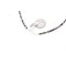 Navajo .925 Sterling Silver White Howlite and Lapis Native American Necklace 371062170535