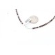 Certified Authentic Navajo .925 Sterling Silver White Howlite and Lapis Native American Necklace 371062170535