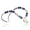 Certified Authentic Navajo .925 Sterling Silver White Howlite and Lapis Native American Necklace 390741308420