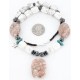 Certified Authentic Navajo .925 Sterling Silver White Howlite Jasper Native American Necklace 15897-6 Certified Authentic Navajo .925 Sterling Silver White Howlite Jasper Native American Necklace 15897-6