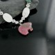 Certified Authentic Navajo .925 Sterling Silver White Howlite Jasper Native American Necklace 390728593004