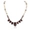 Certified Authentic Navajo .925 Sterling Silver White Howlite Red Jasper Native American Necklace 15456-37