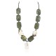 Certified Authentic Navajo .925 Sterling Silver WHITE Turquoise Turquoise Jasper 01 Native American Necklace 390797943089